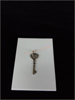 925 Silver Key Pendant