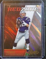 Rare Tom Brady Red Zone Insert Card