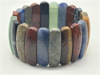 Genuine Natural Jasper Gemstone Bracelet