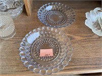 Blue Depression Glass Bowls