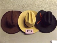 3 HATS...L, MED, & ???