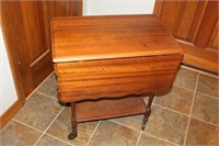 Vintage Wood Tea Cart