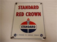 1954 STANDARD RED CROWN OIL SSP SIGN