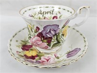 Royal Albert Fotm April Cup & Saucer