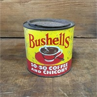 Bushells 50-50 Coffee & Chicory 1lb Tin