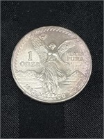 1983 Mexico One Ounce Fine Silver Coin 1 Onza
