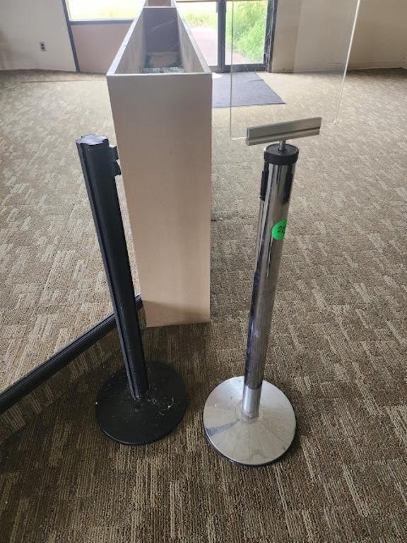 ASSORTED STANCHIONS