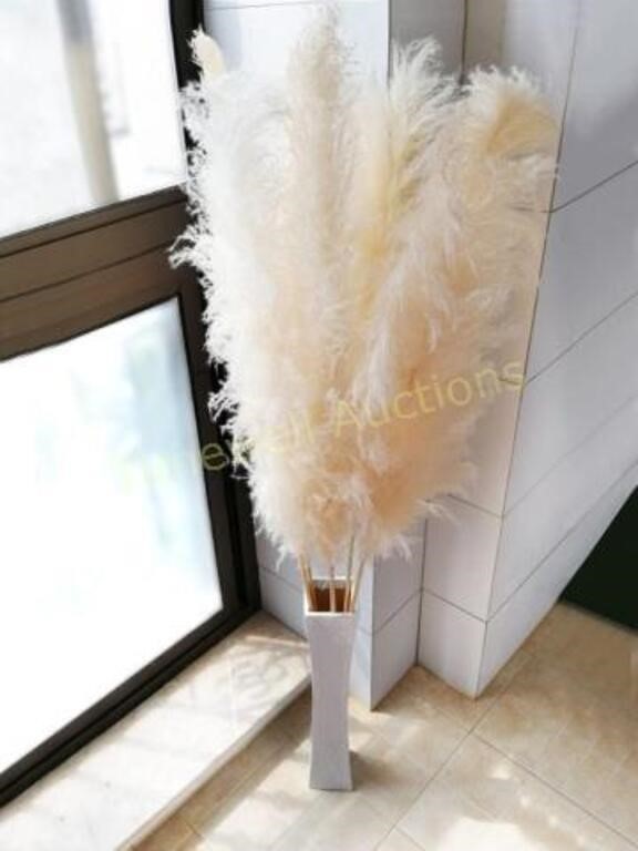 5 Stems Dried Pampas Grass (Off white-35.4)