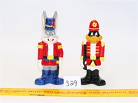 Looney Tunes Bugs Bunny & Daffy Duck nutcracker