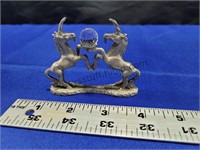 Pewter Figurine Unicorns