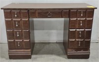 (AX) Wooden 5-Drawer Desk (30x48x20") With Chair