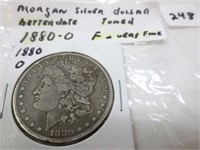 1880-O Morgan silver dollar