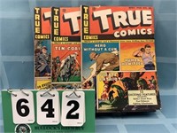 (3) 10¢ True Comics Comic Books