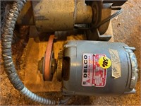 Bench Grinder w/ Delco Electric Motor  (Shed 3)