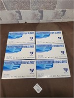 6boxes Nitrile Examination Gloves Size M 100pc per