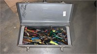 Toolbox with Various Screwdrivers