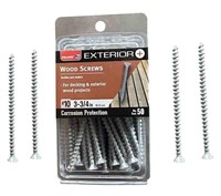 (200)  Exterior Wood Screws