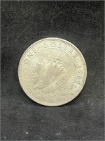 1966 Bahama Islands Five Dollars Sterling Silver