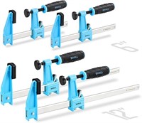 SHALL 4-Pack Bar Clamps Set, Clamps for Woodwork H