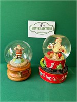 Pr Musical Coca Cola Snow Globes