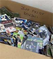 2500 mixed sports cards - mostly baseball