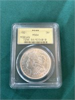 1921 MS 64 Morgan Silver Dollar
