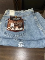2 pair Carhartt Jean shorts size 40