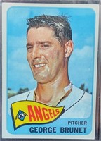1965 Topps George Brunet #242 Los Angeles Angels