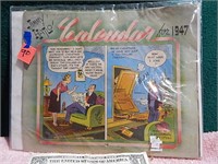 Jimmy Halto 1947 Calendar