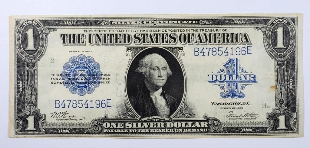 1923 $1 SILVER CERTIFICATE