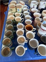 COLLECTION OF COFFEE CUPS AND MUGS - THERE ARE