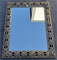 N- Large Framed Mirror 49 1/4" x 39"