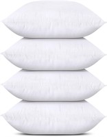 Utopia Bedding Throw Pillows (Set of 4, White), 18