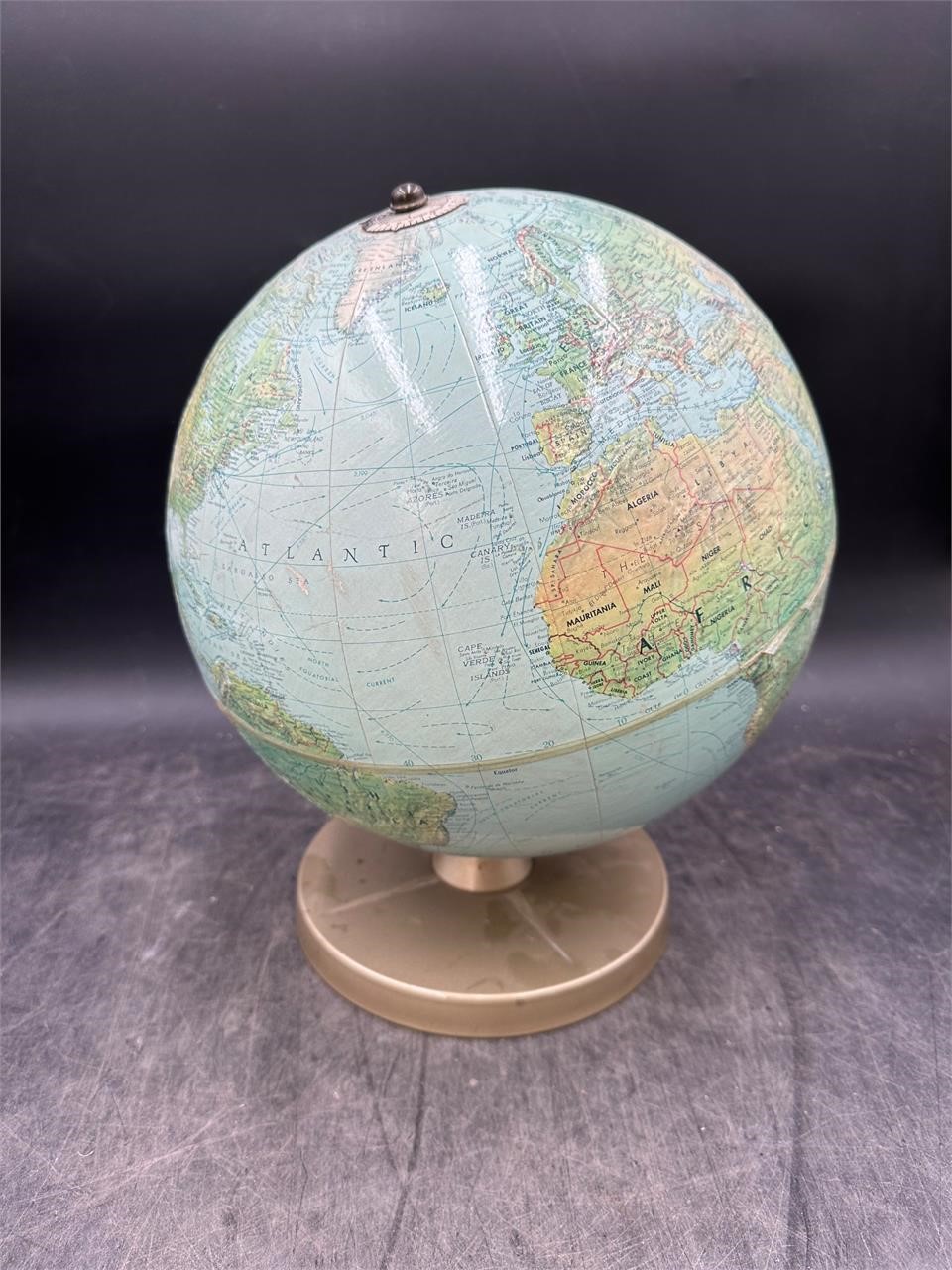 Globe Stands about 14 1/2"