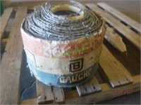 Unused Roll of Barbed  Wire