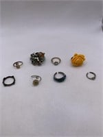 RING LOT OF 8