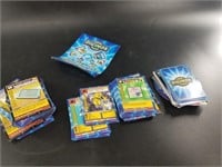 Collection of Digimon cards