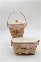 (2) American Cancer Society Baskets w/ Liners,