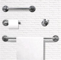 HouseAid 4-Pieces Industrial Pipe Towel
