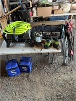 Camping Equipment Table Included