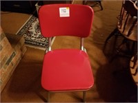 Vintage Red Dinnette Chair