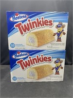 2 packs of hostess twinkies. 10 each.