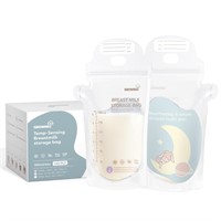 WF560  Grownsy Breastmilk Storage Bags 130 Ct, Whi