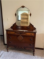 Beautiful Antique Chest of Drawers Dresser High