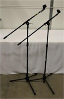 2 On-Stage Microphone Boom Stands