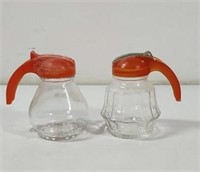 Federal glass syrup dispensers