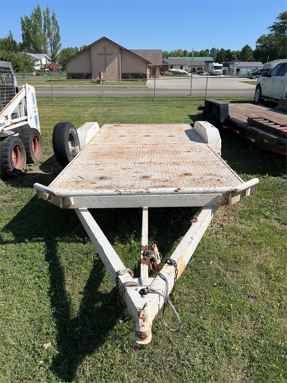 18 foot Tandem axle all metal car trailer