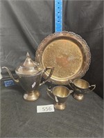 Silver plated Tea set