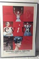 Evita Musical Poster 24x17"