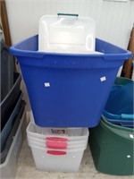 Storage Totes *most all with lids